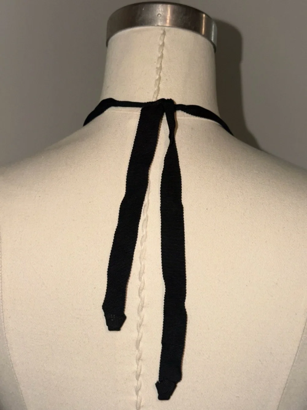 J.Crew Crystal Grosgrain Ribbon Necklace - Picture 3 of 3